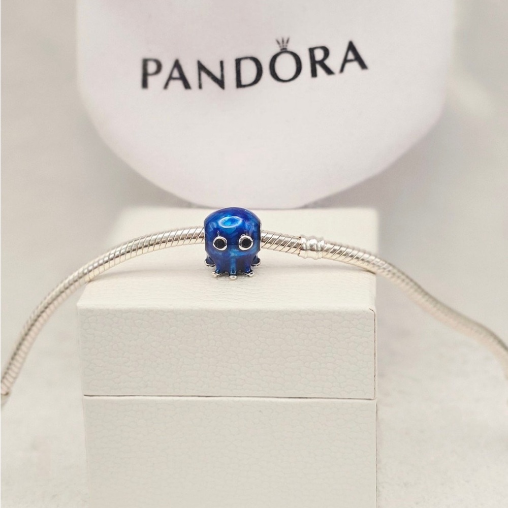 Pandora // Ocean // Bubbles // Waves // Blue // Pandora Charm // 925